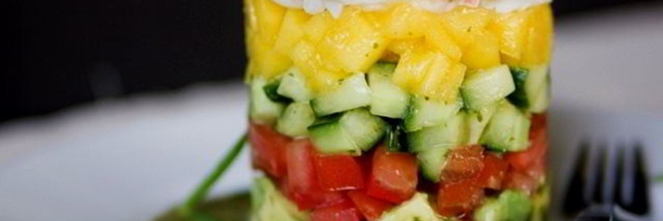 Салат из лангустов