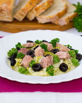 Салат из маринованных цуккини