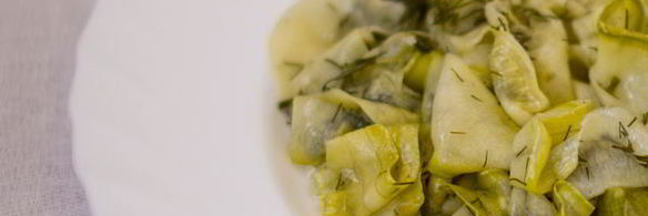 салат из маринованных цуккини