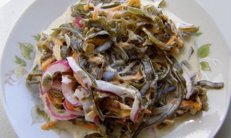 Рецепт салата из морской капусты