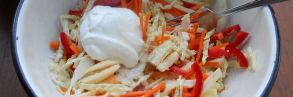 салат из савойской капусты и овощей витаминный