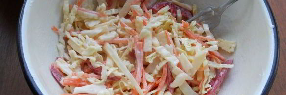 салат из савойской капусты и овощей витаминный