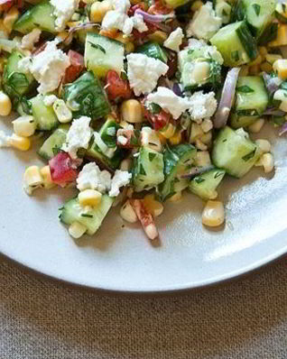 Салат из сладкой кукурузы