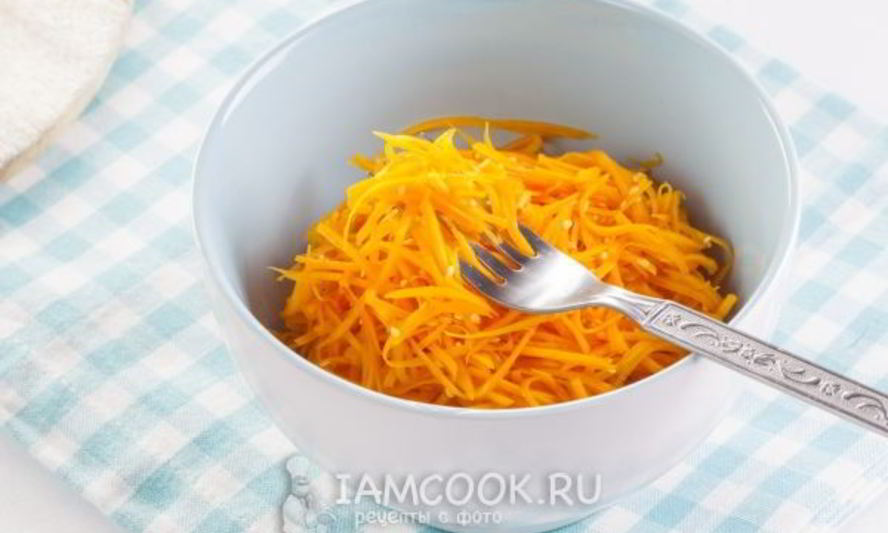 Рецепт салата из тыквы с медом