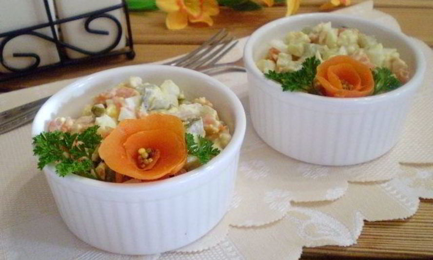 Рецепт салата к рису