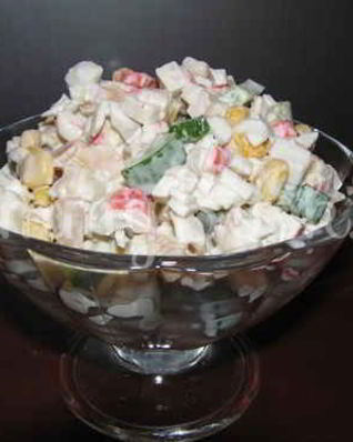 Салат-коктейль Нежность
