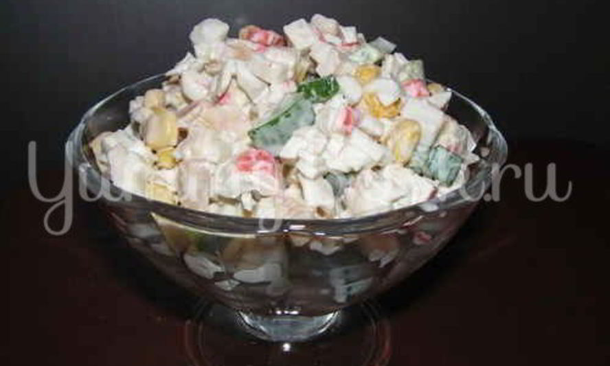 Рецепт салата-коктейля нежность