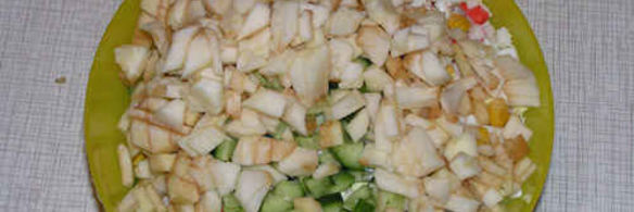 салат-коктейль нежность