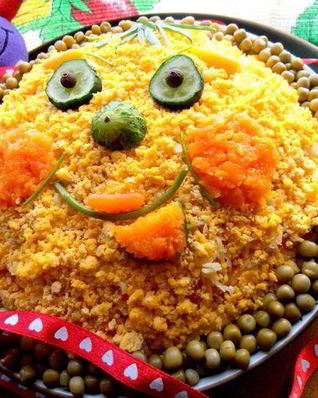 Салат Колобок