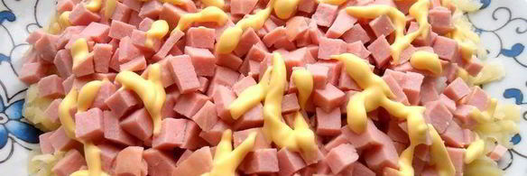 салат колобок