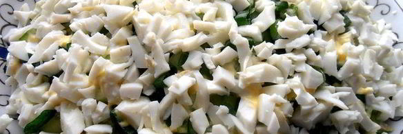 салат колобок