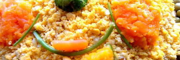 салат колобок