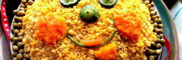 салат колобок