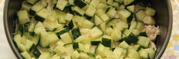 салат курочкино гнездо