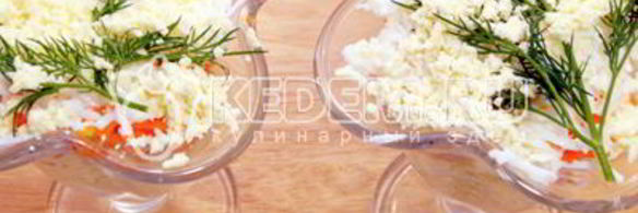 салат мимоза с горбушей