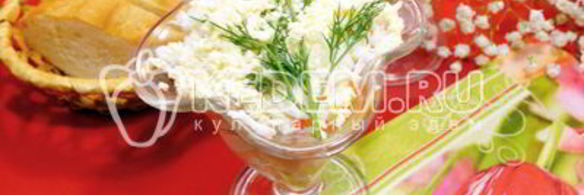 салат мимоза с горбушей