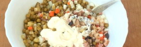 салат по-русски