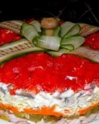 Салат Подарок