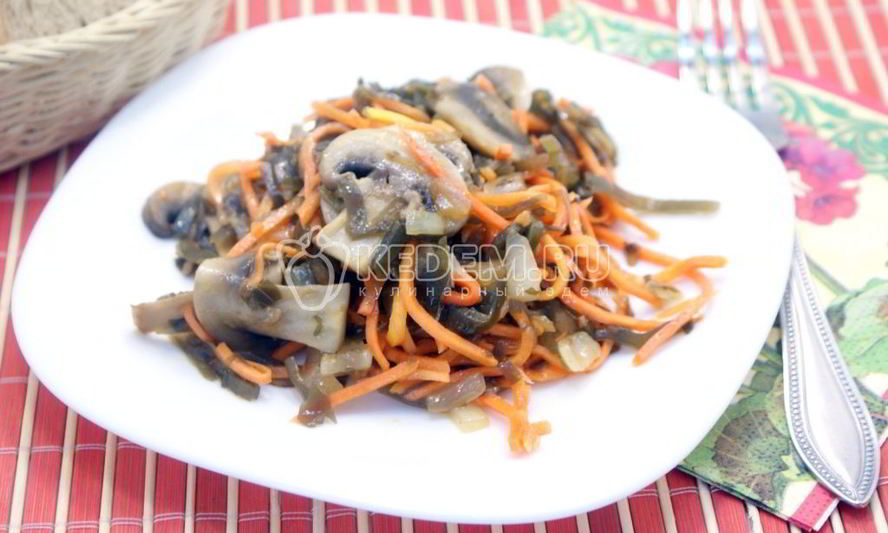 Рецепт салата постного острого