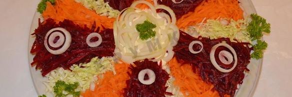 салат президент с мясом