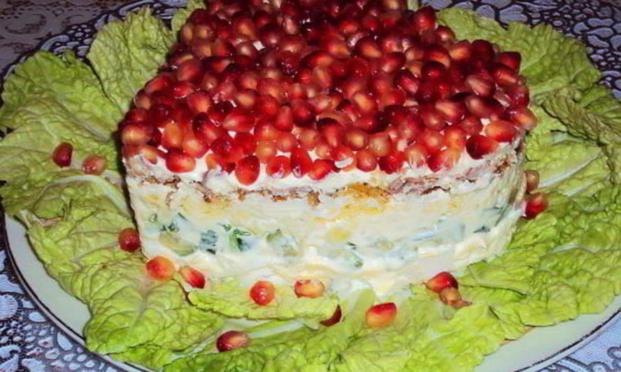 Рецепт салата рубиновое сердце