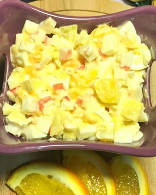 Салат с апельсином