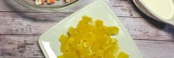 салат с апельсином