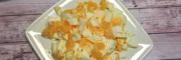 салат с апельсином