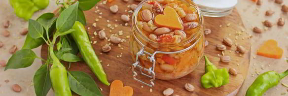 салат с фасолью на зиму