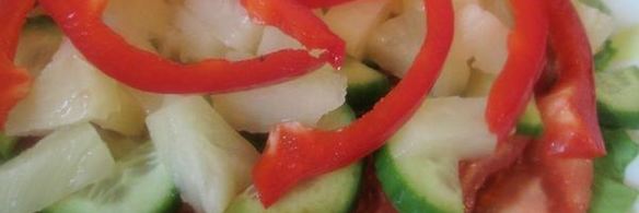 салат с кальмарами фейерверк вкусов