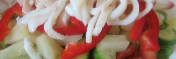 салат с кальмарами фейерверк вкусов
