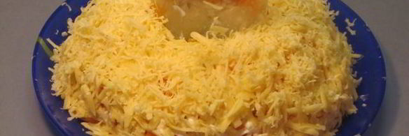 салат с кальмарами