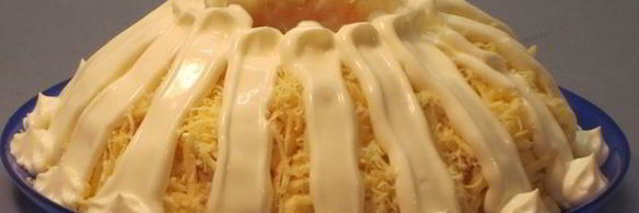 салат с кальмарами