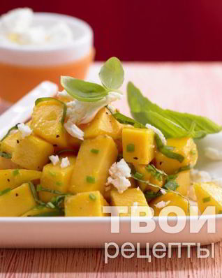 Салат с манго