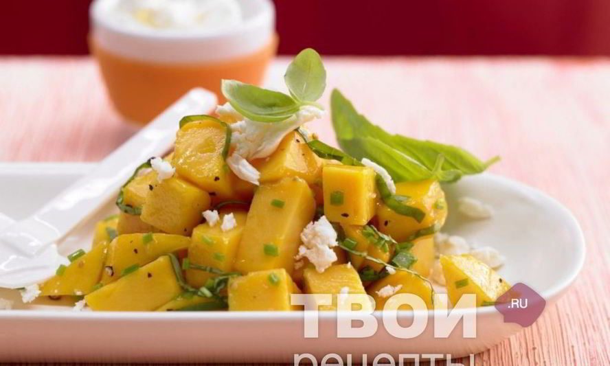 Рецепт салата с манго
