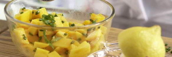 салат с манго