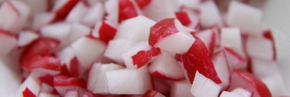 салат с яйцом и редисом