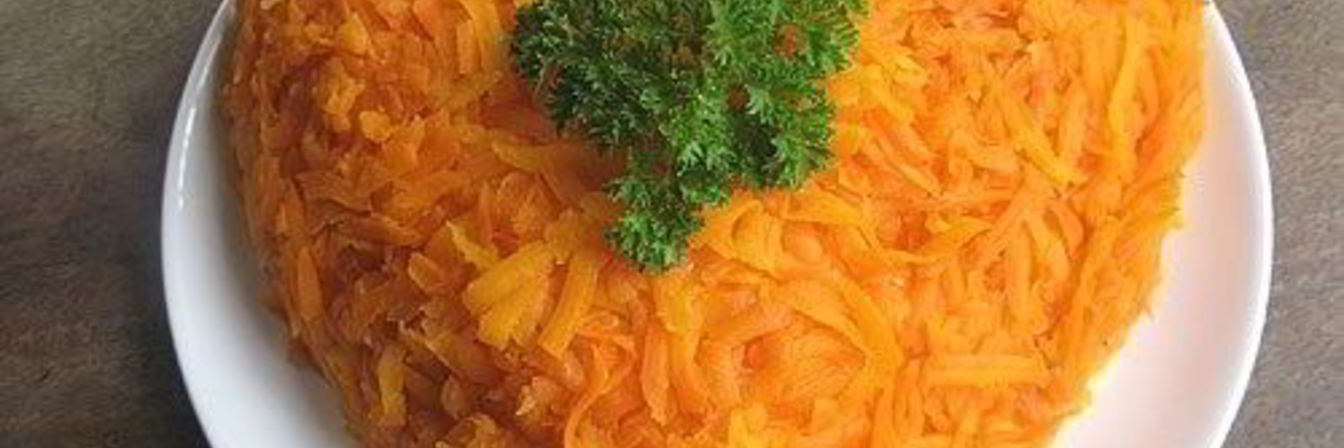 Салат в виде сердца