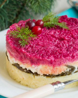 Салат Вегетарианская шуба