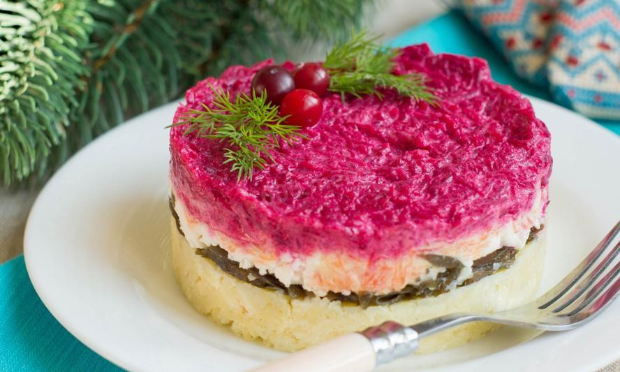 Рецепт салата вегетарианская шуба