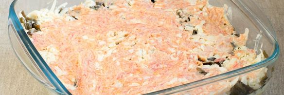 салат вегетарианская шуба