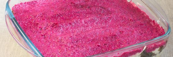 салат вегетарианская шуба