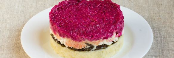 салат вегетарианская шуба