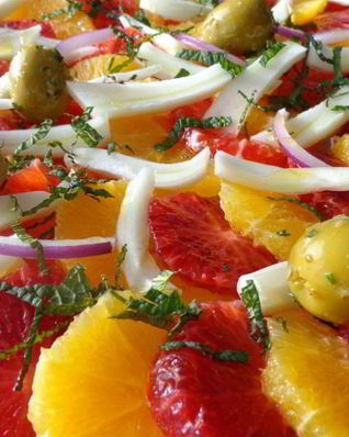 Свежий салат на Новый год