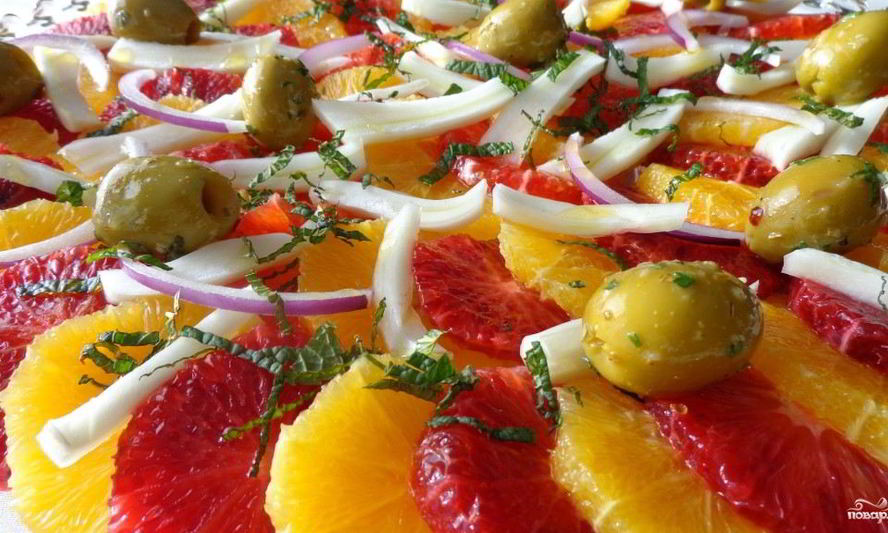 Рецепт свежего салата на новый год