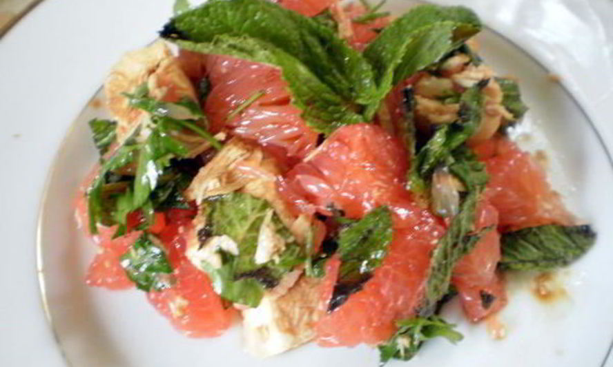 Рецепт тайского салата с грейфрутом