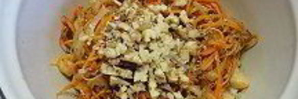 теплый салат из нута