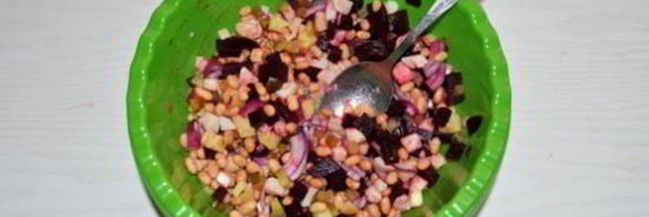 винегрет с фасолью