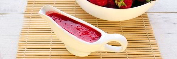 быстрый клубничный соус