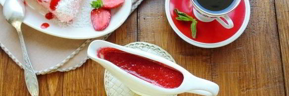 быстрый клубничный соус